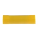 RS PRO Insulated Tin Plated Copper Butt Splice Connector Yellow Vinyl 10 AWG 613-9766