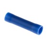 RS PRO Butt Splice Connector, Blue, Insulated, Tin Plated Copper, 14 AWG Crimp Terminal 613-9788