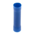 RS PRO Butt Splice Connector, Blue, Insulated, Tin Plated Copper, 14 AWG Crimp Terminal 613-9788