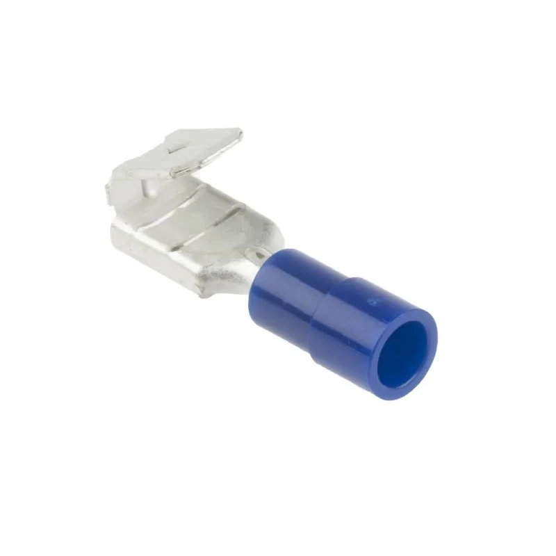 RS PRO Blue Insulated Female Spade Connector Crimp 6.35 x 0.8 mm Tab Size 16 AWG to 14 AWG 613-9895