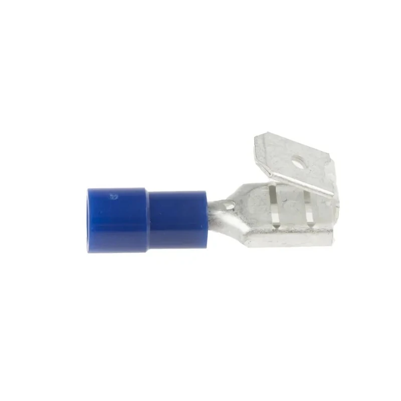 RS PRO Blue Insulated Female Spade Connector Crimp 6.35 x 0.8 mm Tab Size 16 AWG to 14 AWG 613-9895