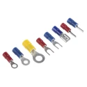RS PRO 800 Piece Insulated Crimp Terminal Kit with Hand Crimp Tool 0.25-6 mm² Wire Size 613-9952