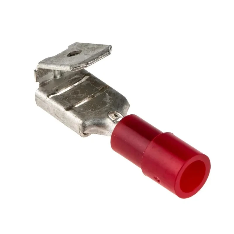 RS PRO Red Insulated Female Spade Connector Crimp Termination 6.35 x 0.8 mm Tab Size 22 AWG to 16 AWG 613-9918
