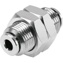 Festo NPQH Series Pneumatic Fitting High Alloy Stainless Steel Nickel Plated Brass Fluoropolymer Push-In 4 mm NPQH-H-Q4-E-P10