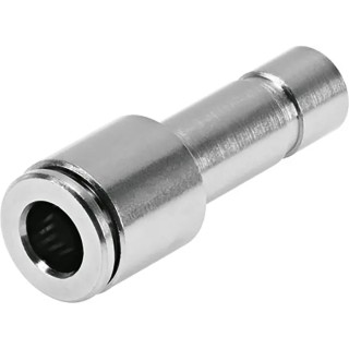 Festo Pneumatic Reducer Nipple Nickel Plated Brass Push-in 14 mm to Push In 6 mm NPQH-D-S14-Q6-P10
