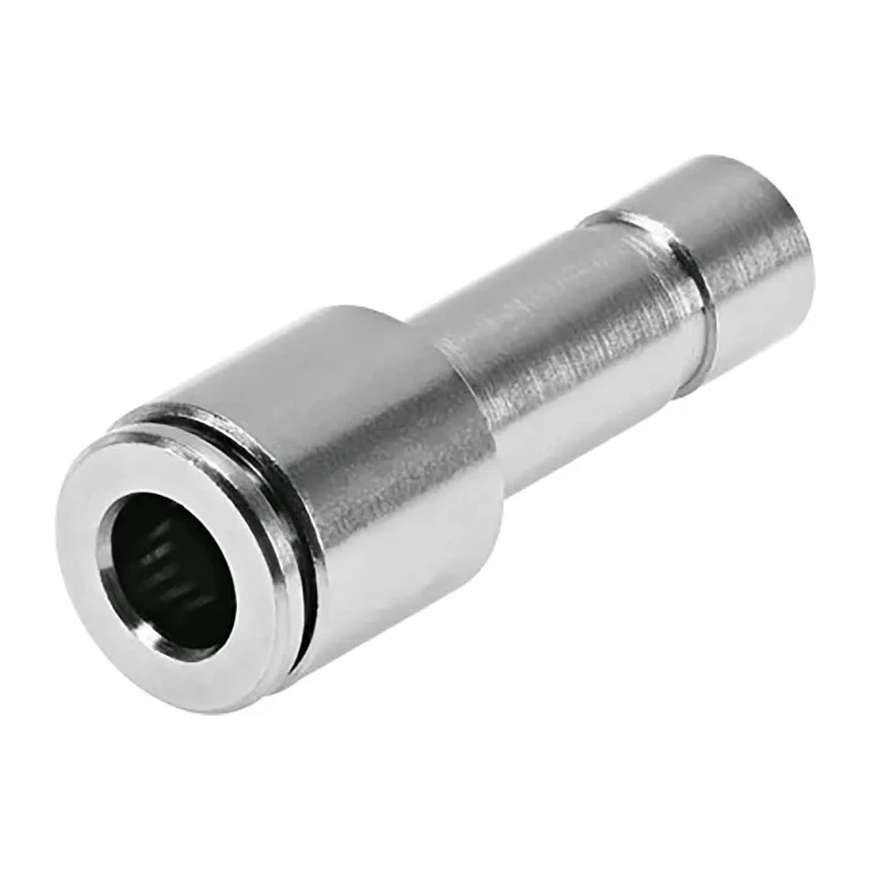 Festo Pneumatic Reducer Nipple Nickel Plated Brass Push-in 14 mm to Push In 6 mm NPQH-D-S14-Q6-P10