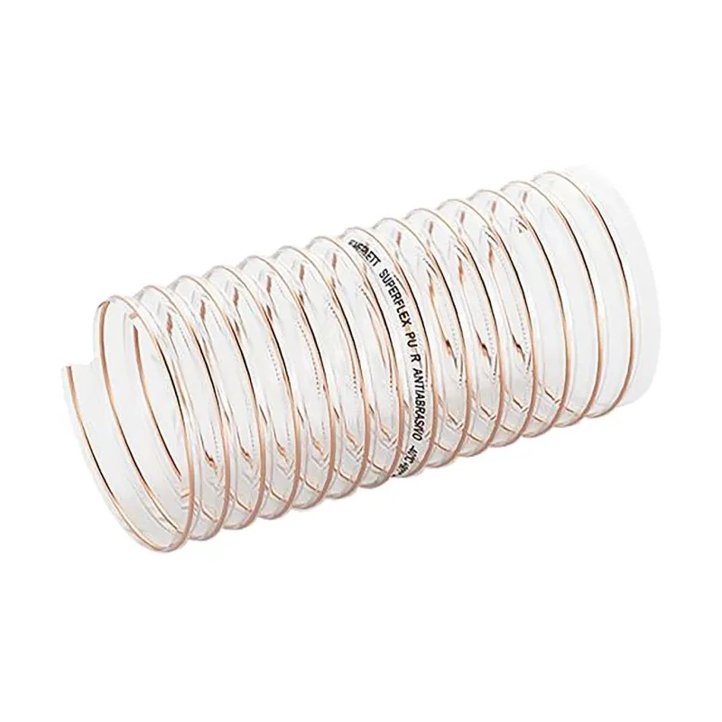 Contitech Clear Polyurethane Reinforced Flexible Ducting 5 m, 127 mm Diameter, Bend Radius 120 mm 9130551200000