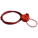 Brady Red 1-Lock Lockout Steel Lockout Cable 8' Sheathed Cable Attachment for UVLO
