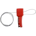 Brady Red 4-Lock Cable Lockout Glass Filled Nylon ABS Polyurethane Polymer 50943
