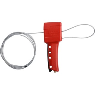 Brady Red 4-Lock Cable Lockout Glass Filled Nylon ABS Polyurethane Polymer 50943