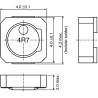 TDK Wirewound Shielded Surface Mount Inductor 2.2 μH ±20 to ±30 % 2.19 A Idc Ferrite Core 4020 VLCF4020T-2R2N1R7
