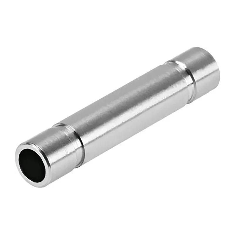 Festo Nickel Plated Brass Pneumatic Fitting Push-in 4 mm Straight Tube-to-Tube Adapter NPQH-D-S4-E-P10