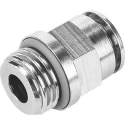 Festo Pneumatic Fitting 8mm Push-in, Male, 3/8 in G Threaded-to-Tube Connection NPQH-D-G38-Q8-P10