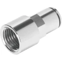 Festo Pneumatic Fitting 4mm Push-in Female Threaded-to-Tube G 1/4 20 bar 150°C NPQH-D-G14F-Q4-P10
