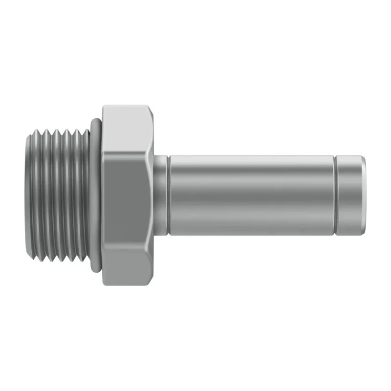 Festo Pneumatic Fitting 6mm Push-in, Male, 1/8 in, G Brass Nickel Finish NPQH-D-G18-S6-P10