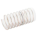 Contitech Clear Polyurethane Reinforced Flexible Ducting 200 mm ID 10 m Length DIN 4102-B1 Italy 9130662000010