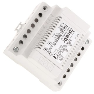 Comatec TBD2 Linear DIN Rail Power Supply 230V AC Input, 5V DC 500mA Output, 2.5W Power, IP20, Italy TBD2