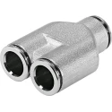 Festo Brass Pneumatic Fitting Push-in 8 mm NPQH-Y-Q8-E-P10