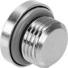 Festo Metric Nickel Plated Brass Blanking Plug M5, 8mm OD, Threaded Connection, 20 bar, 150°C NPQH-BK-M5-P10