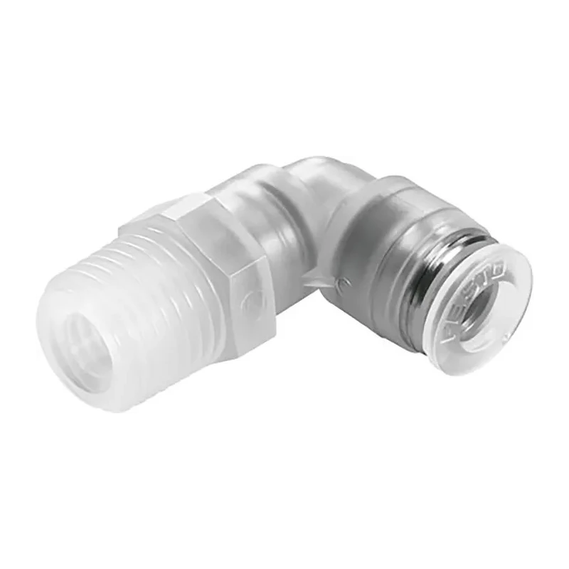 Festo Polypropylene Pneumatic Threaded-to-Tube Fitting Male R 3/8 in to 10mm Push-in, NPQP-L-R38-Q10-FD-P10