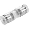 Festo Polypropylene Pneumatic Fitting Straight Tube-to-Tube Adapter Push-in 8 mm, Chemical Resistant NPQP-D-Q8-E-FD-P10