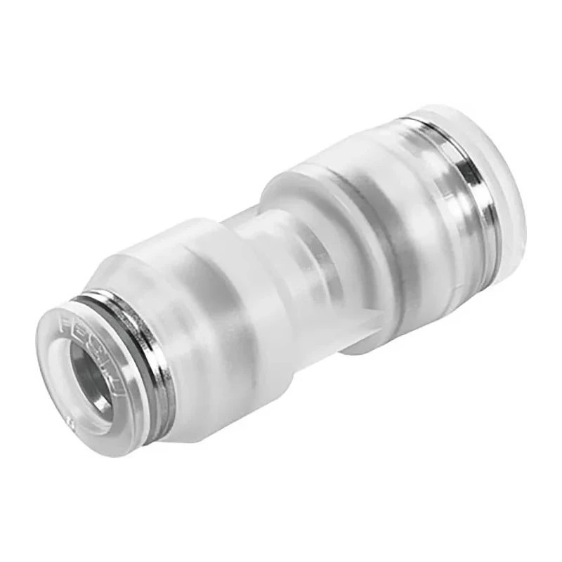 Festo Polypropylene Pneumatic Reducer Nipple Push-in 10 mm to Push-in 8 mm Threaded NPQP-D-Q10-Q8-FD-P10