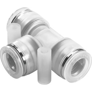 Festo Pneumatic Fitting Push-in Tee Tube-to-Tube Adapter Push-in 6 mm Threaded NPQP-T-Q6-E-FD-P10