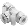 Festo Pneumatic Fitting Push-in Tee Tube-to-Tube Adapter Push-in 6 mm Threaded NPQP-T-Q6-E-FD-P10