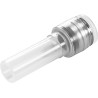 Festo Polypropylene Pneumatic Fitting Straight Tube-to-Tube Adapter Push-in 6 mm to Push-in 8 mm Threaded NPQP-D-Q6-S8-FD-P10