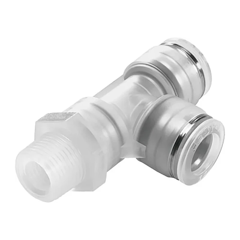 Festo Polypropylene Pneumatic Fitting Threaded-to-Tube Push-in 12 mm, Maximum Operating Pressure 10 bar NPQP-LQ-R12-Q12-FD