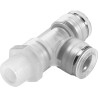 Festo Polypropylene Pneumatic Fitting Threaded-to-Tube Push-in 12 mm, Maximum Operating Pressure 10 bar NPQP-LQ-R12-Q12-FD