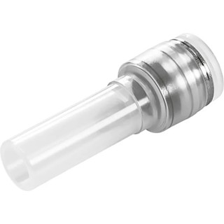 Festo Polypropylene Pneumatic Straight Tube-to-Tube Adapter Push-in 4 mm to 8 mm NPQP-D-Q4-S8-FD-P10