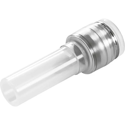 Festo Polypropylene Pneumatic Straight Tube-to-Tube Adapter Push-in 4 mm to 8 mm NPQP-D-Q4-S8-FD-P10