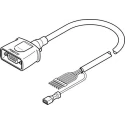 Festo NEBM Series Cable Lead for CMMS-ST Motor Controller and EMMS-ST Stepper Motors NEBM-S1G9-E-10-Q5-LE6