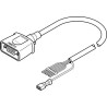Festo NEBM Series Cable Lead for CMMS-ST Motor Controller and EMMS-ST Stepper Motors NEBM-S1G9-E-10-Q5-LE6