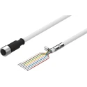 Festo NEBM Series Cable Lead For Use With CMMS-ST Motor Controller 24V 10m Length NEBM-M12G8-E-10-LE8