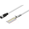Festo NEBM Series Cable Lead For Use With CMMS-ST Motor Controller 24V 10m Length NEBM-M12G8-E-10-LE8