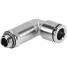 Festo Brass Pneumatic Fitting Male G 1/8 Thread to 4mm Push-in, Nickel Finish NPQH-LL-G18-Q4-P10