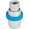 Festo Slide Pneumatic Manual Control Valve VBOH Series G 3/8 Inch Aluminium Alloy Body, 12 bar Max Pressure VBOH-32-G38