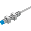 Festo Threaded Barrel Inductive Proximity Sensor M8 x 1, NPN Output, 3V to 30V DC, 2.5 mm Detection Range SIEN-M8NB-NS-K-L