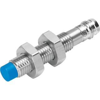 Festo Threaded Barrel Inductive Proximity Sensor M8 x 1 PNP 3V 2.5 mm Detection 30 V dc 200mA SIEN-M8NB-PS-S-L