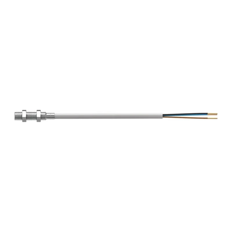 Festo Threaded Barrel Inductive Proximity Sensor, M5 x 0.5 Thread, PNP Output, 3V Supply, 0.8mm Detection SIEN-M5B-PO-K-L