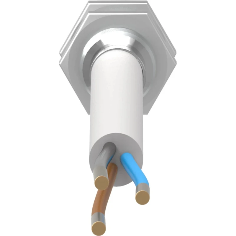 Festo Threaded Barrel Inductive Proximity Sensor, M5 x 0.5 Thread, PNP Output, 3V Supply, 0.8mm Detection SIEN-M5B-PO-K-L