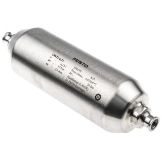 Festo Air Reservoir 0.75L, G 1/4 Port, High Alloy Stainless Steel, 16 bar Pressure CRVZS-0.75
