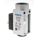 Festo Analogue Pressure Switch 1 bar to 12 bar, Port Size 1/4 inch, Voltage 125V, IP65 Rated PEV-1/4-B-OD