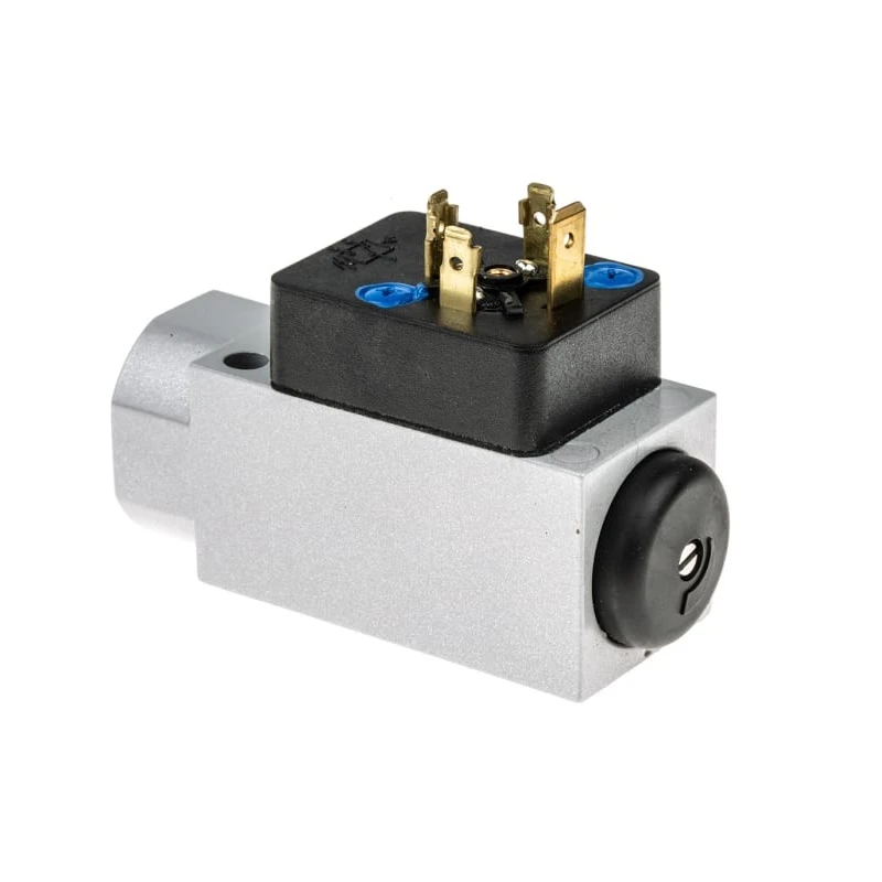 Festo Analogue Pressure Switch 1 bar to 12 bar, Port Size 1/4 inch, Voltage 125V, IP65 Rated PEV-1/4-B-OD