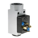 Festo Analogue Pressure Switch 1 bar to 12 bar, Port Size 1/4 inch, Voltage 125V, IP65 Rated PEV-1/4-B-OD