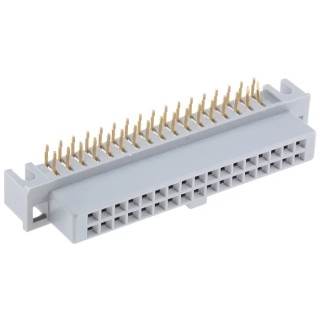 3M 5100 Series Right Angle Through Hole PCB Socket, 34-Contact, 2 Row, 2.54 mm Pitch, 12A Current, 1kV Voltage 5134-B7A2 PL