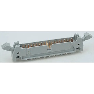 3M 3000 Series Straight Through Hole Shrouded PCB Header 16 Contacts 2.54 mm Pitch 2 Row N3408-6202RB