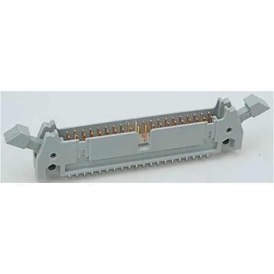 3M 3000 Series Straight Through Hole Shrouded PCB Header 16 Contacts 2.54 mm Pitch 2 Row N3408-6202RB